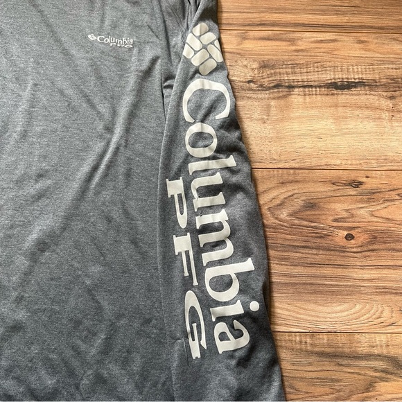 Columbia Men's Gray Long Sleeve Shirt fishing gear - Picture 2 of 4